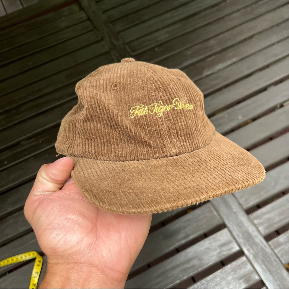 Fat Tiger Works Low Profile Unstructured Embroidered Corduroy Cap